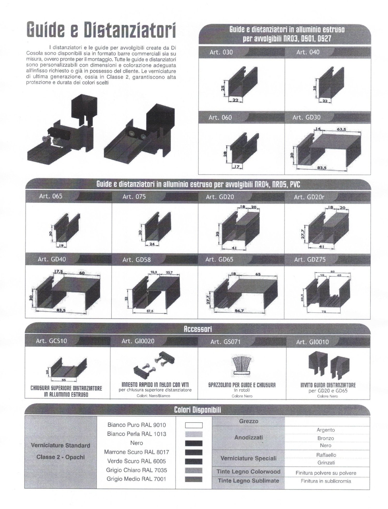 GUIDE PER TAPPARELLE
